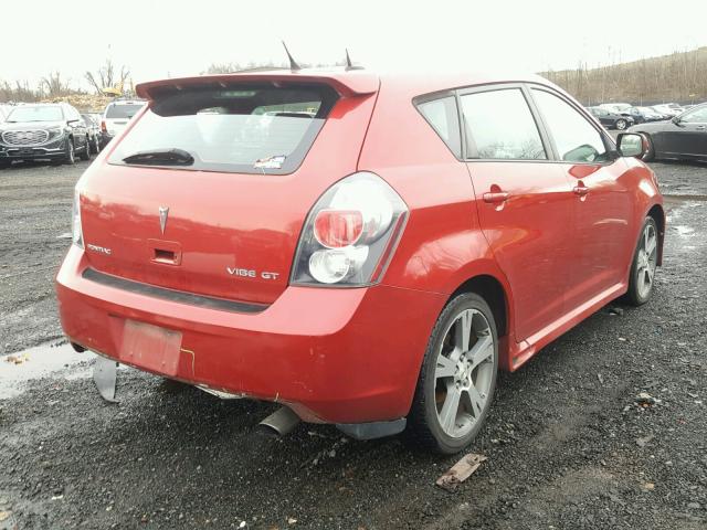 5Y2SR67009Z431325 - 2009 PONTIAC VIBE GT RED photo 4