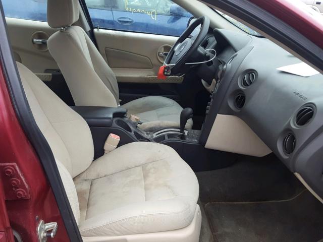 2G2WP522841340934 - 2004 PONTIAC GRAND PRIX RED photo 5