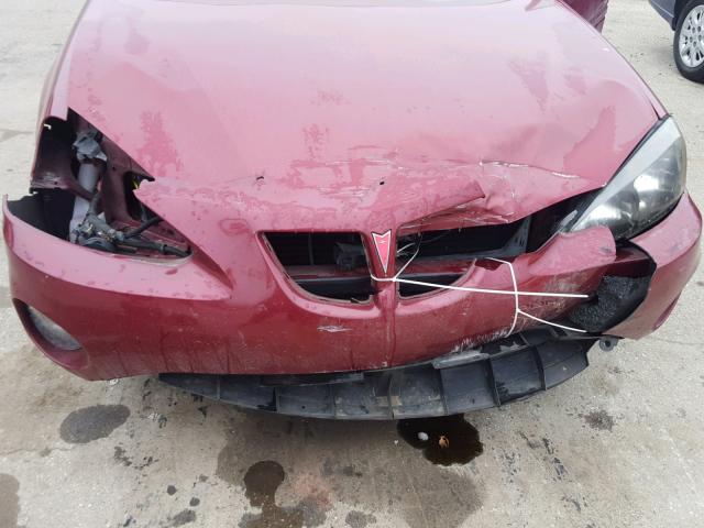 2G2WP522841340934 - 2004 PONTIAC GRAND PRIX RED photo 7