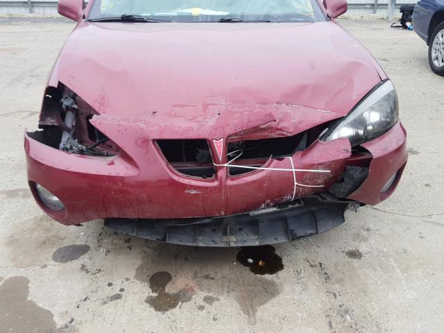 2G2WP522841340934 - 2004 PONTIAC GRAND PRIX RED photo 9