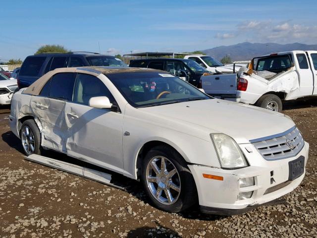 1G6DC67A350155551 - 2005 CADILLAC STS WHITE photo 1