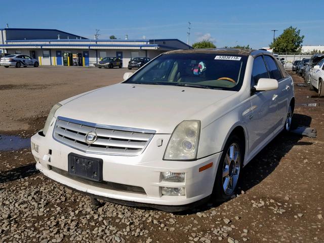 1G6DC67A350155551 - 2005 CADILLAC STS WHITE photo 2