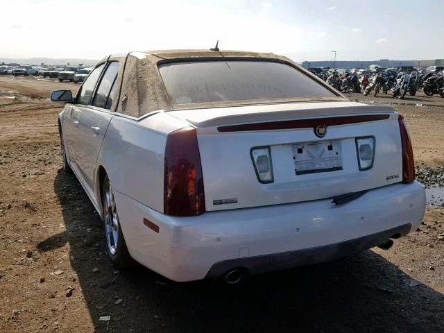 1G6DC67A350155551 - 2005 CADILLAC STS WHITE photo 3