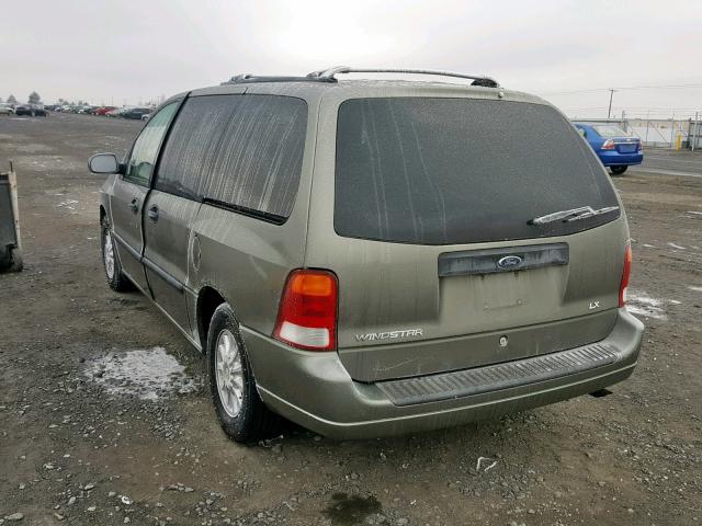 2FMZA51493BB45412 - 2003 FORD WINDSTAR L GREEN photo 3