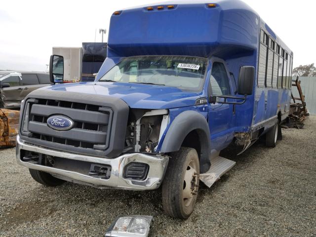 1FDAF5GY6GEB20258 - 2016 FORD F550 SUPER BLUE photo 2