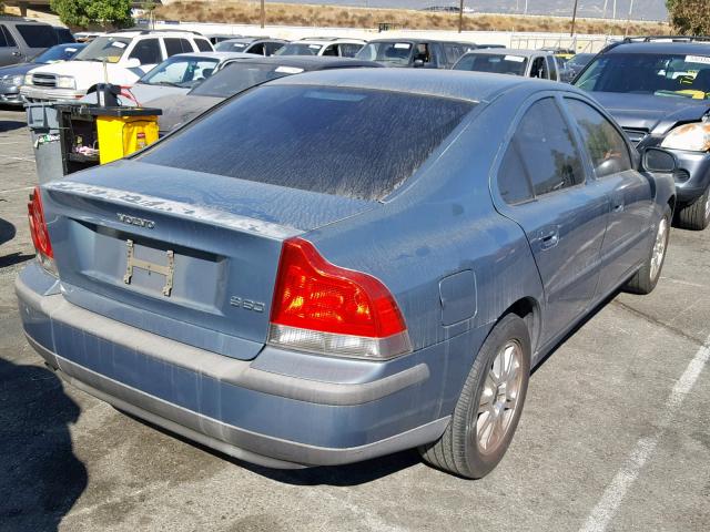 YV1RS64A432282220 - 2003 VOLVO S60 GREEN photo 4