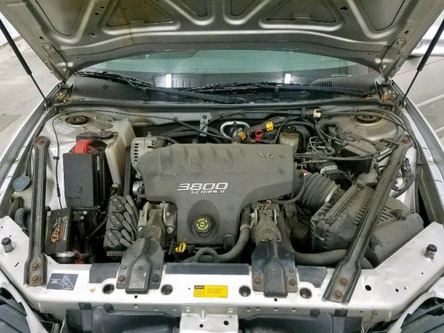 1G2WP52K41F261426 - 2001 PONTIAC GRAND PRIX SILVER photo 7