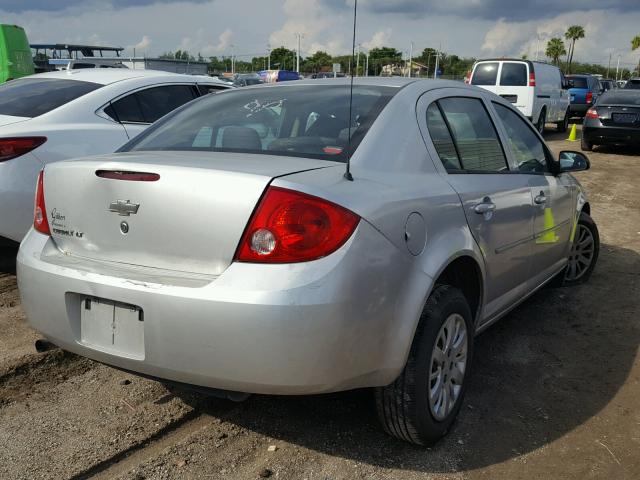 1G1AD5F51A7144814 - 2010 CHEVROLET COBALT 1LT SILVER photo 4