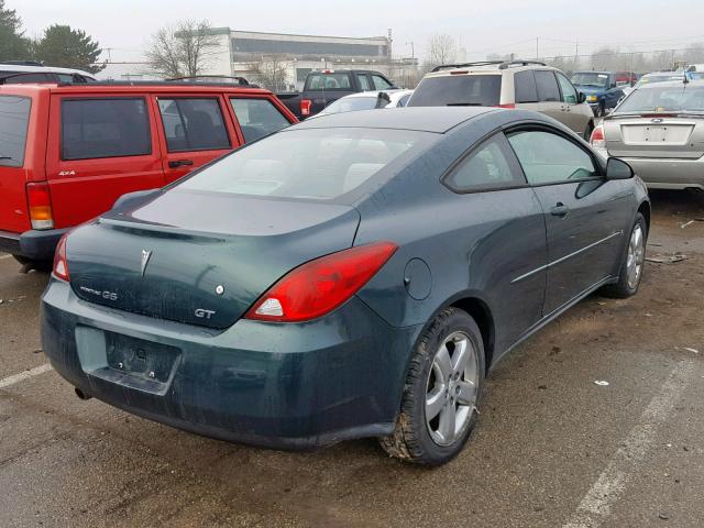 1G2ZH158764147295 - 2006 PONTIAC G6 GT GREEN photo 4