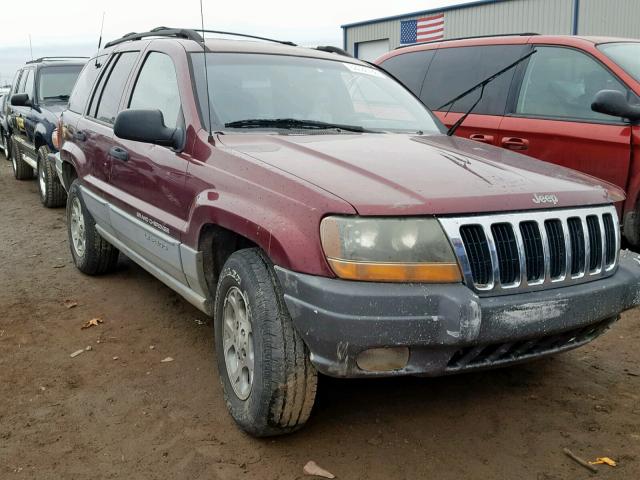 1J4GW58S3XC591797 - 1999 JEEP GRAND CHER BURGUNDY photo 1