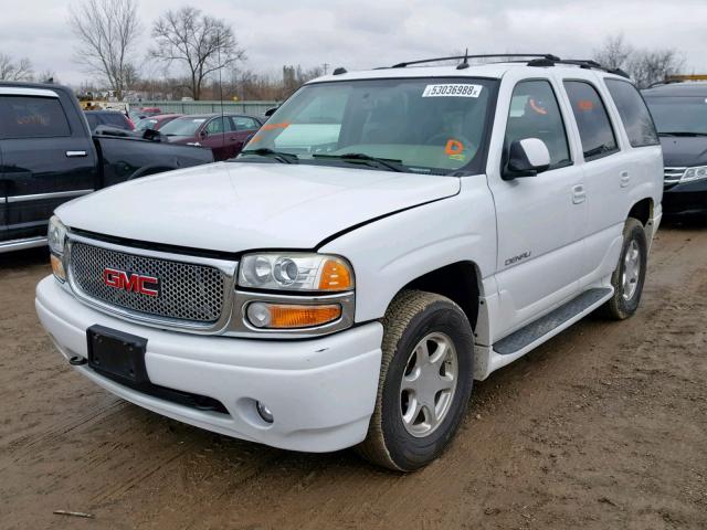 1GKEK63U25J106098 - 2005 GMC YUKON DENA WHITE photo 2