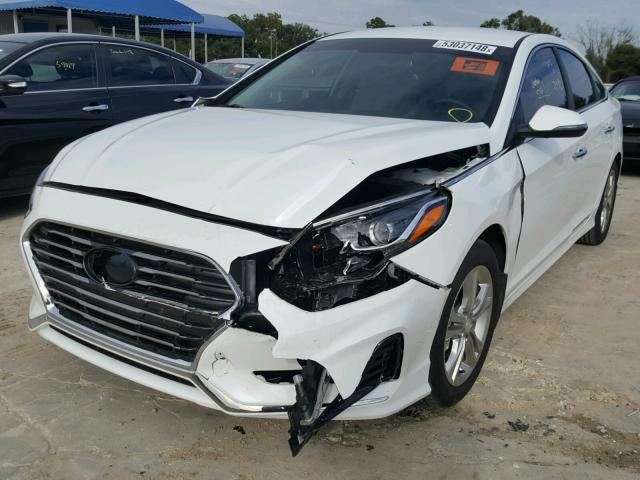 5NPE34AF8JH644809 - 2018 HYUNDAI SONATA SPO WHITE photo 2