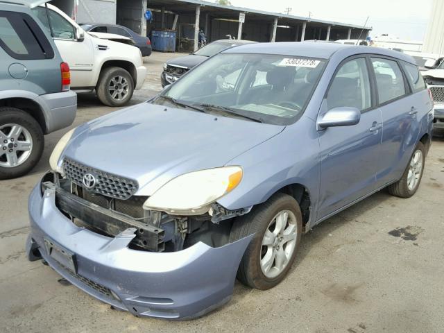 2T1KR32E63C045172 - 2003 TOYOTA COROLLA MA BLUE photo 2