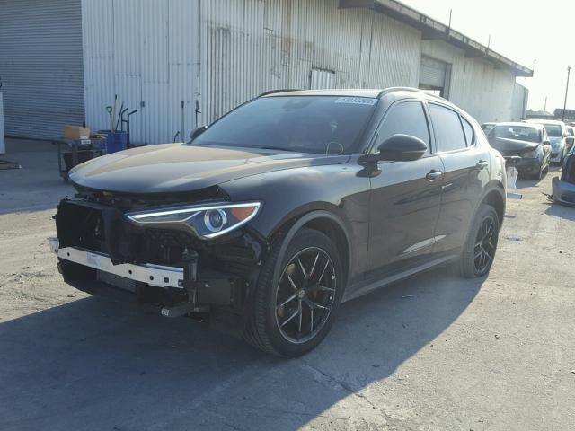 ZASFAKNN4J7C21236 - 2018 ALFA ROMEO STELVIO TI BLACK photo 2