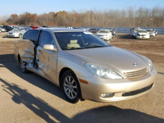 JTHBF30G030144463 - 2003 LEXUS ES 300 GOLD photo 1