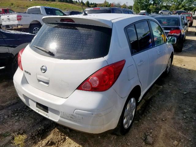 3N1BC13E09L360823 - 2009 NISSAN VERSA S WHITE photo 4