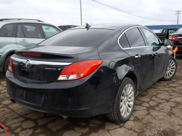 2G4GS5EV1C9214978 - 2012 BUICK REGAL PREM BLACK photo 4