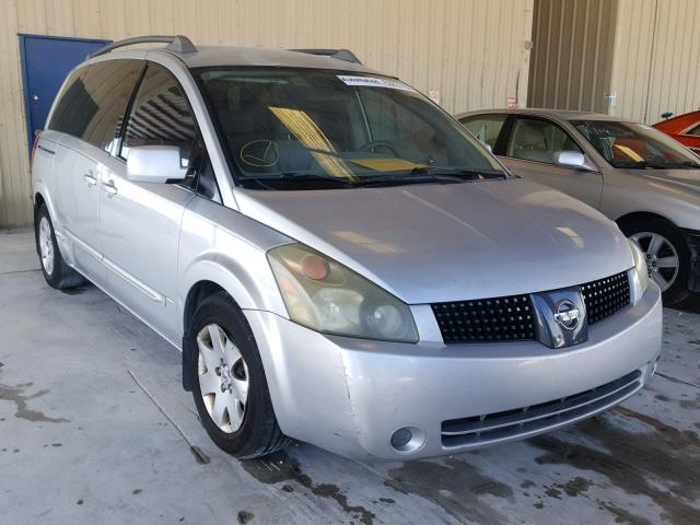 5N1BV28U16N106591 - 2006 NISSAN QUEST S SILVER photo 1