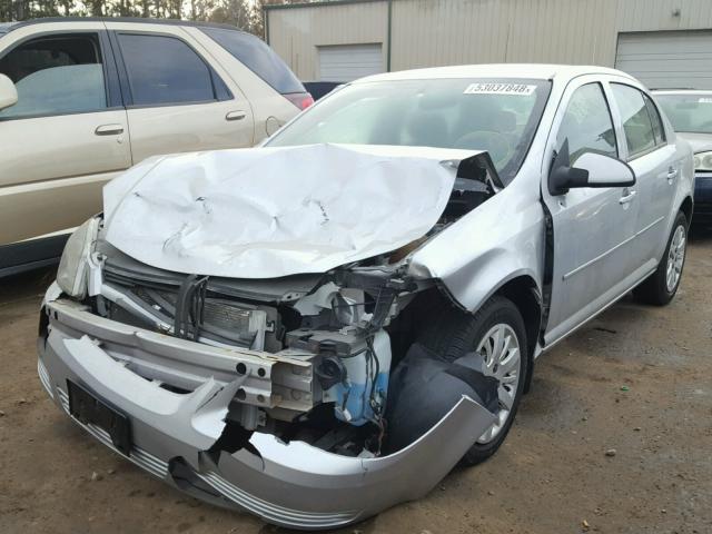 1G1AD5F58A7227365 - 2010 CHEVROLET COBALT 1LT SILVER photo 2