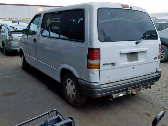 1FMCA11U5SZB53680 - 1995 FORD AEROSTAR WHITE photo 3