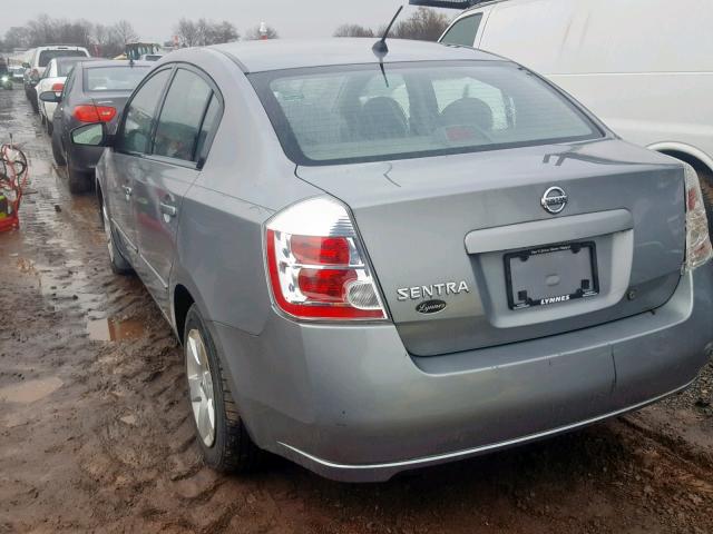 3N1AB61E08L625124 - 2008 NISSAN SENTRA 2.0 SILVER photo 3