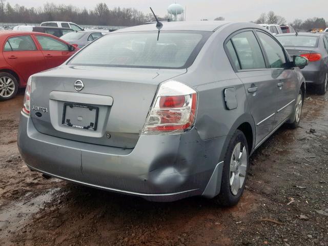 3N1AB61E08L625124 - 2008 NISSAN SENTRA 2.0 SILVER photo 4