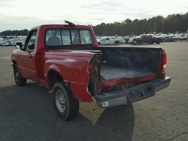 1FTCR10A2VPB14761 - 1997 FORD RANGER RED photo 3