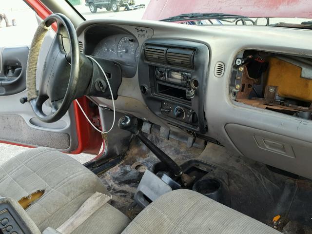 1FTCR10A2VPB14761 - 1997 FORD RANGER RED photo 9