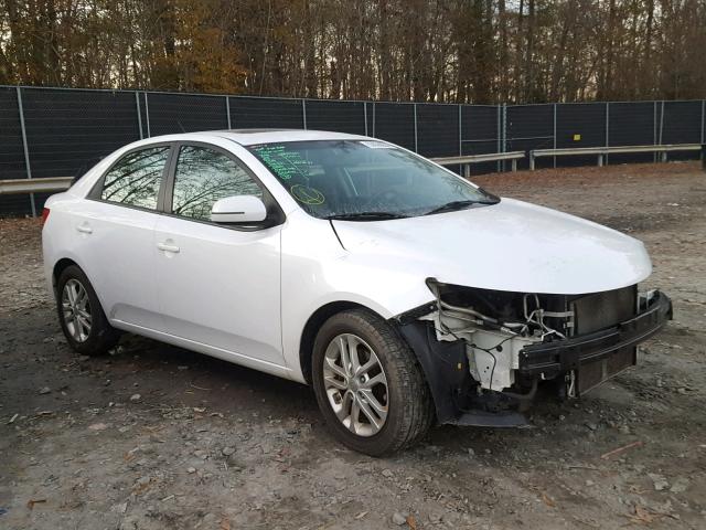 KNAFU4A21C5487090 - 2012 KIA FORTE EX WHITE photo 1