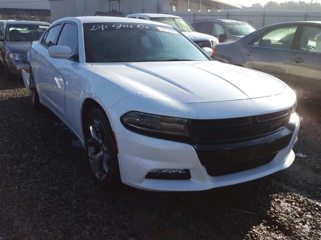 2C3CDXHG4GH155365 - 2016 DODGE CHARGER SX WHITE photo 1