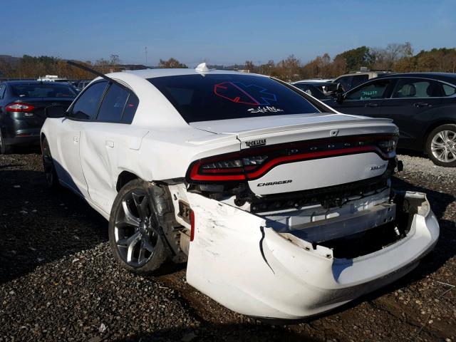 2C3CDXHG4GH155365 - 2016 DODGE CHARGER SX WHITE photo 3