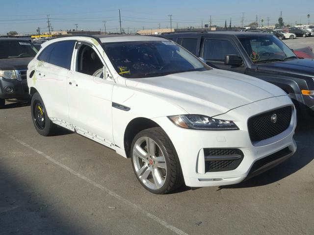 SADCL2BV4HA492941 - 2017 JAGUAR F-PACE R - WHITE photo 1