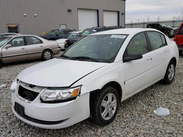 1G8AJ55F17Z103830 - 2007 SATURN ION LEVEL WHITE photo 2