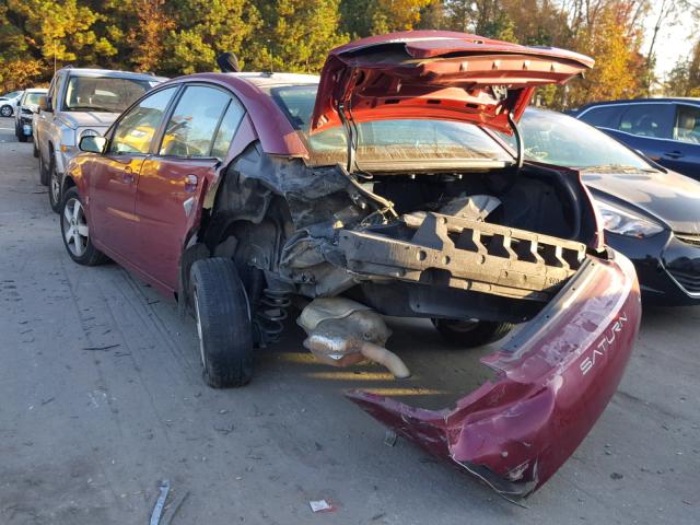 1G8AL55B06Z139630 - 2006 SATURN ION LEVEL BURGUNDY photo 3