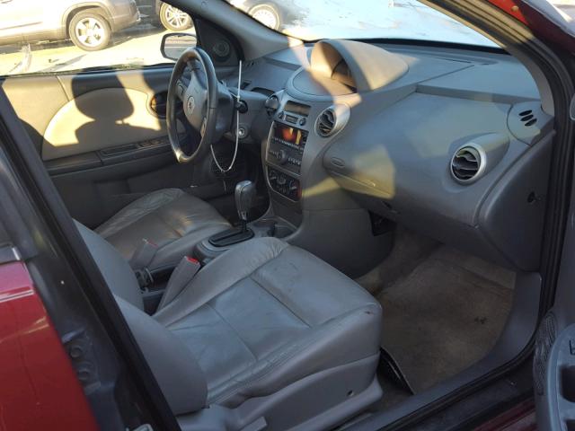 1G8AL55B06Z139630 - 2006 SATURN ION LEVEL BURGUNDY photo 5