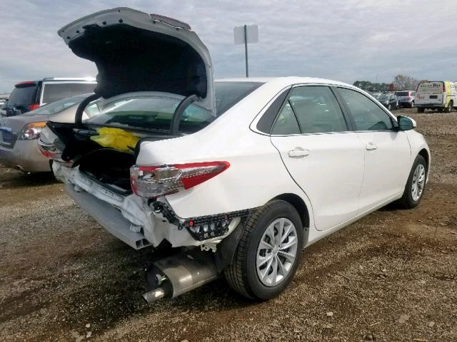 4T4BF1FK5GR519331 - 2016 TOYOTA CAMRY LE WHITE photo 4