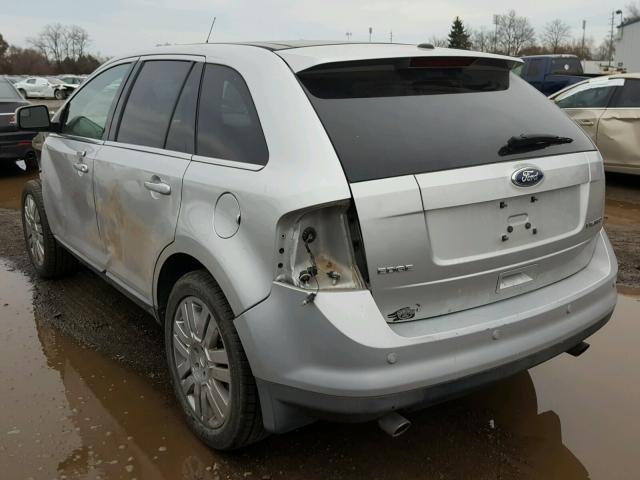 2FMDK3KC9ABB62645 - 2010 FORD EDGE LIMIT SILVER photo 3