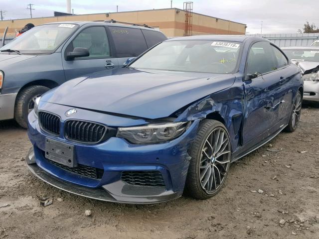 WBA4W9C57JAB95201 - 2018 BMW 440XI BLUE photo 2