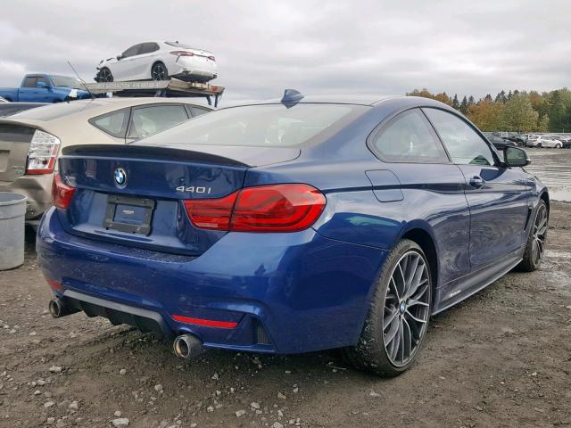 WBA4W9C57JAB95201 - 2018 BMW 440XI BLUE photo 4