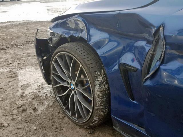 WBA4W9C57JAB95201 - 2018 BMW 440XI BLUE photo 9