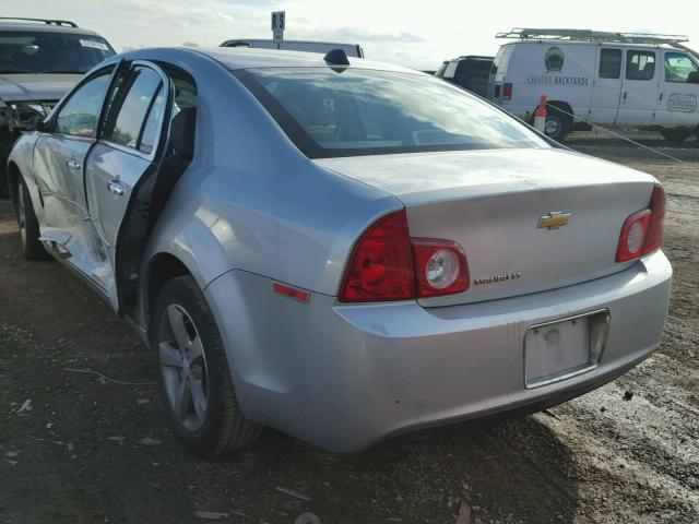 1G1ZC5EU5CF157038 - 2012 CHEVROLET MALIBU 1LT SILVER photo 3