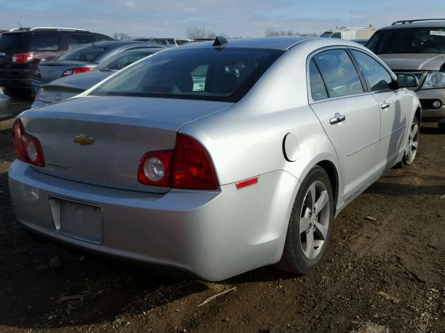 1G1ZC5EU5CF157038 - 2012 CHEVROLET MALIBU 1LT SILVER photo 4