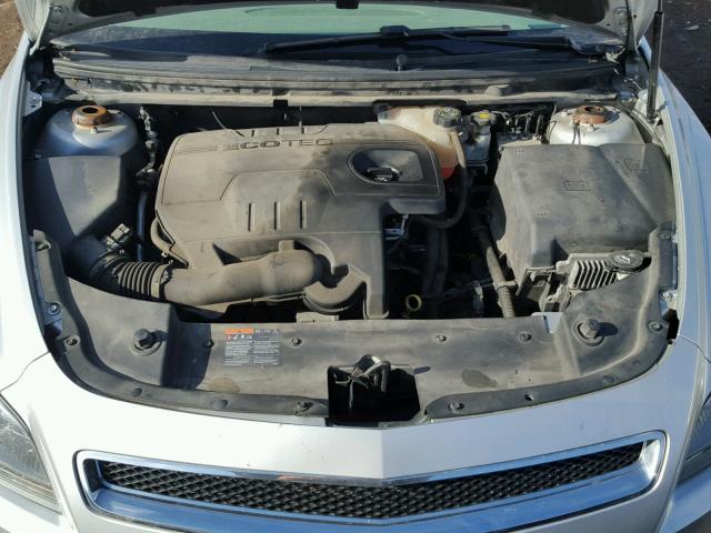 1G1ZC5EU5CF157038 - 2012 CHEVROLET MALIBU 1LT SILVER photo 7