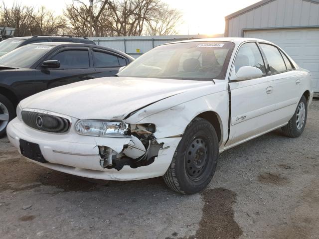 2G4WS52J011234146 - 2001 BUICK CENTURY CU WHITE photo 2