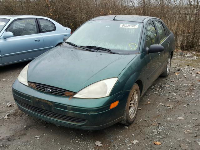 1FAFP3839YW364180 - 2000 FORD FOCUS ZTS GREEN photo 2