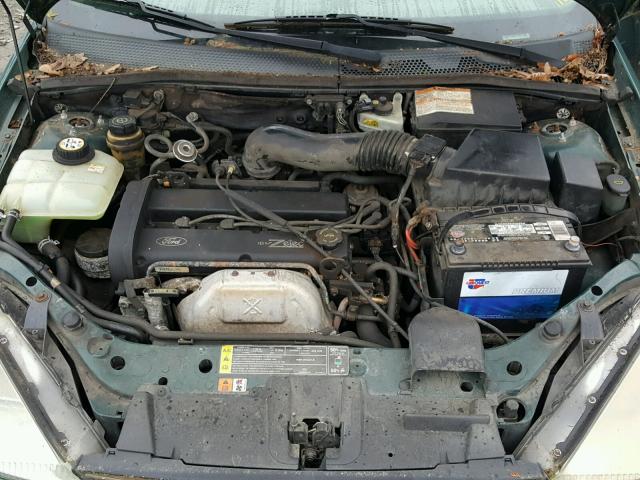 1FAFP3839YW364180 - 2000 FORD FOCUS ZTS GREEN photo 7