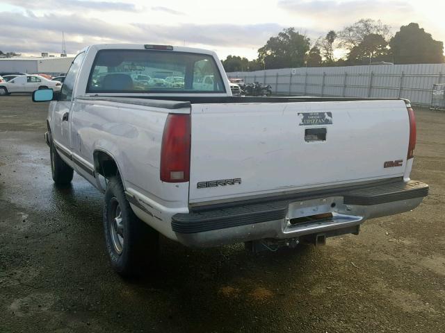 1GTGC24R8YR103460 - 2000 GMC SIERRA C25 WHITE photo 3