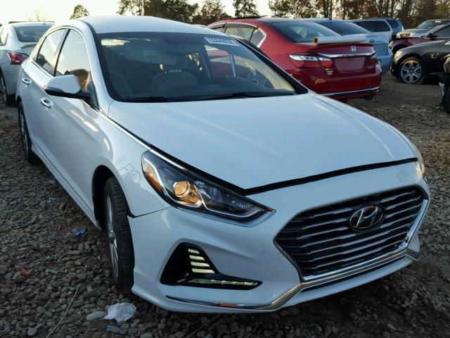 5NPE34AF2JH630257 - 2018 HYUNDAI SONATA SPO WHITE photo 1