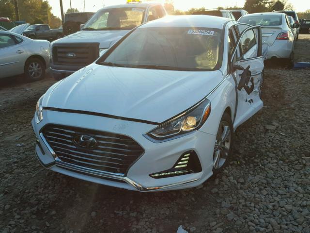 5NPE34AF2JH630257 - 2018 HYUNDAI SONATA SPO WHITE photo 2