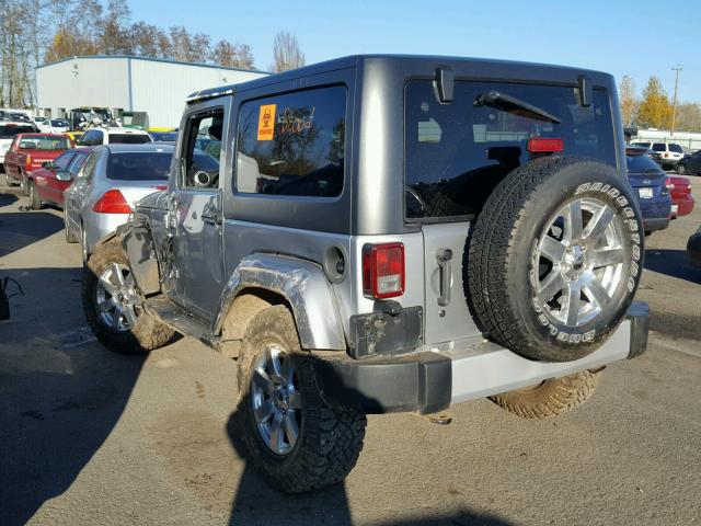 1C4AJWBG2EL125909 - 2014 JEEP WRANGLER S SILVER photo 3